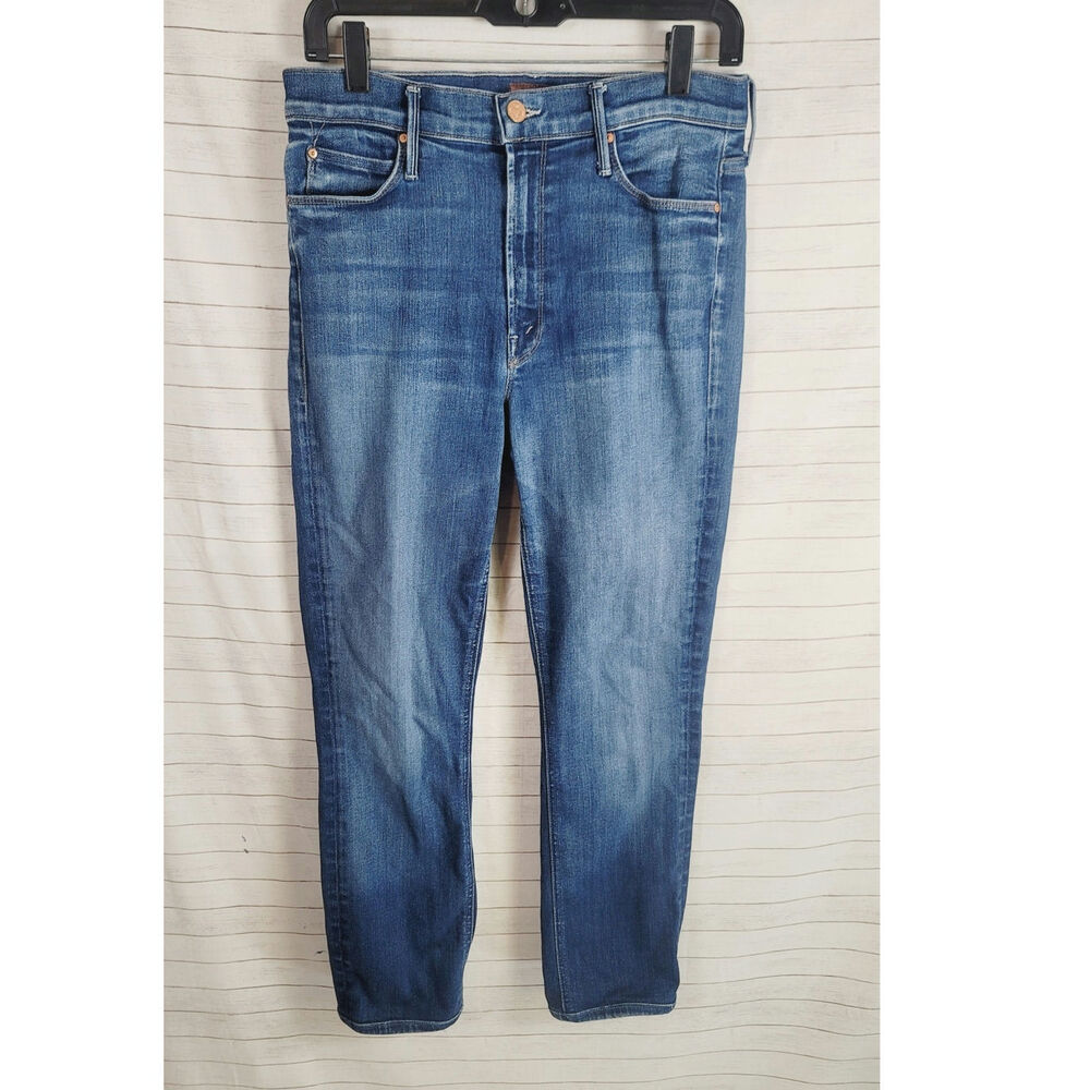 MOTHER DENIM THE DAZZLER SKIMP IN SKUNK AT THE TEA PARTY, SZ 29